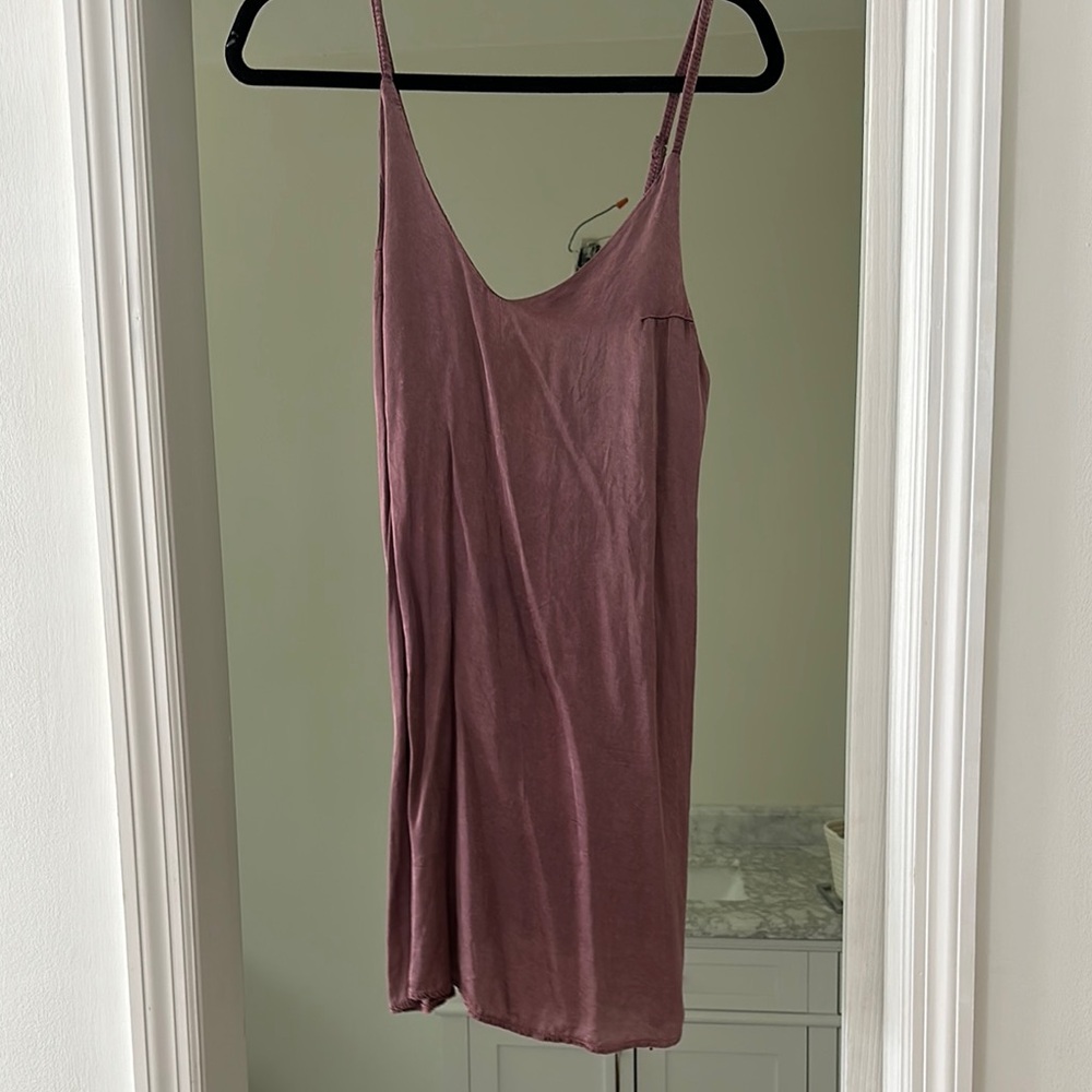 Elegant Mauve Slip Dress